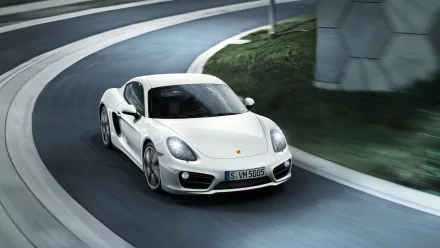 white car car Porsche Porsche Cayman vehicle Porsche Cayman S HD Desktop Wallpaper | Background Image