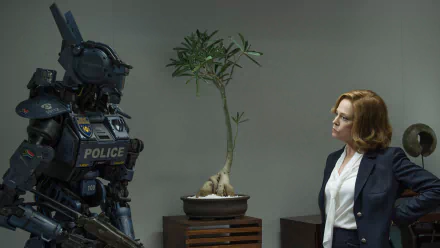 Sigourney Weaver Michelle Bradley movie Chappie HD Desktop Wallpaper | Background Image