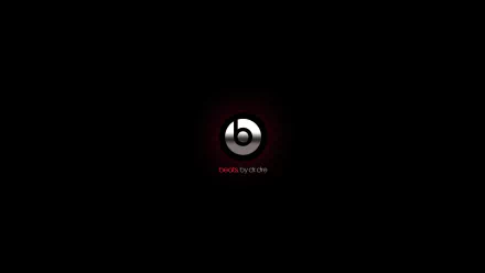 HD desktop wallpaper featuring the Beats Audio logo, highlighting music and man-made sound innovation with a sleek, minimalistic design on a dark background.