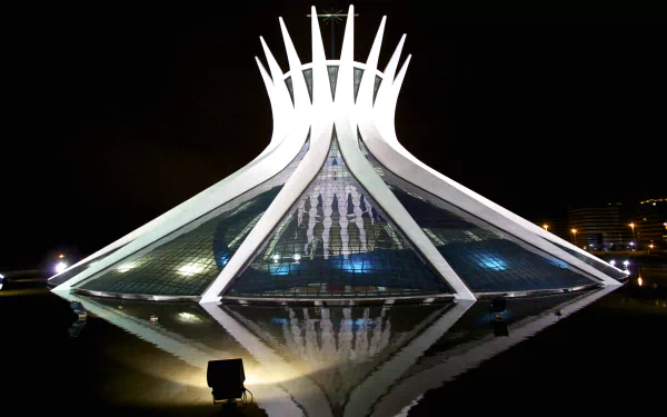 cathedral Brazil Brasília religious Cathedral of Brasília HD Desktop Wallpaper | Background Image