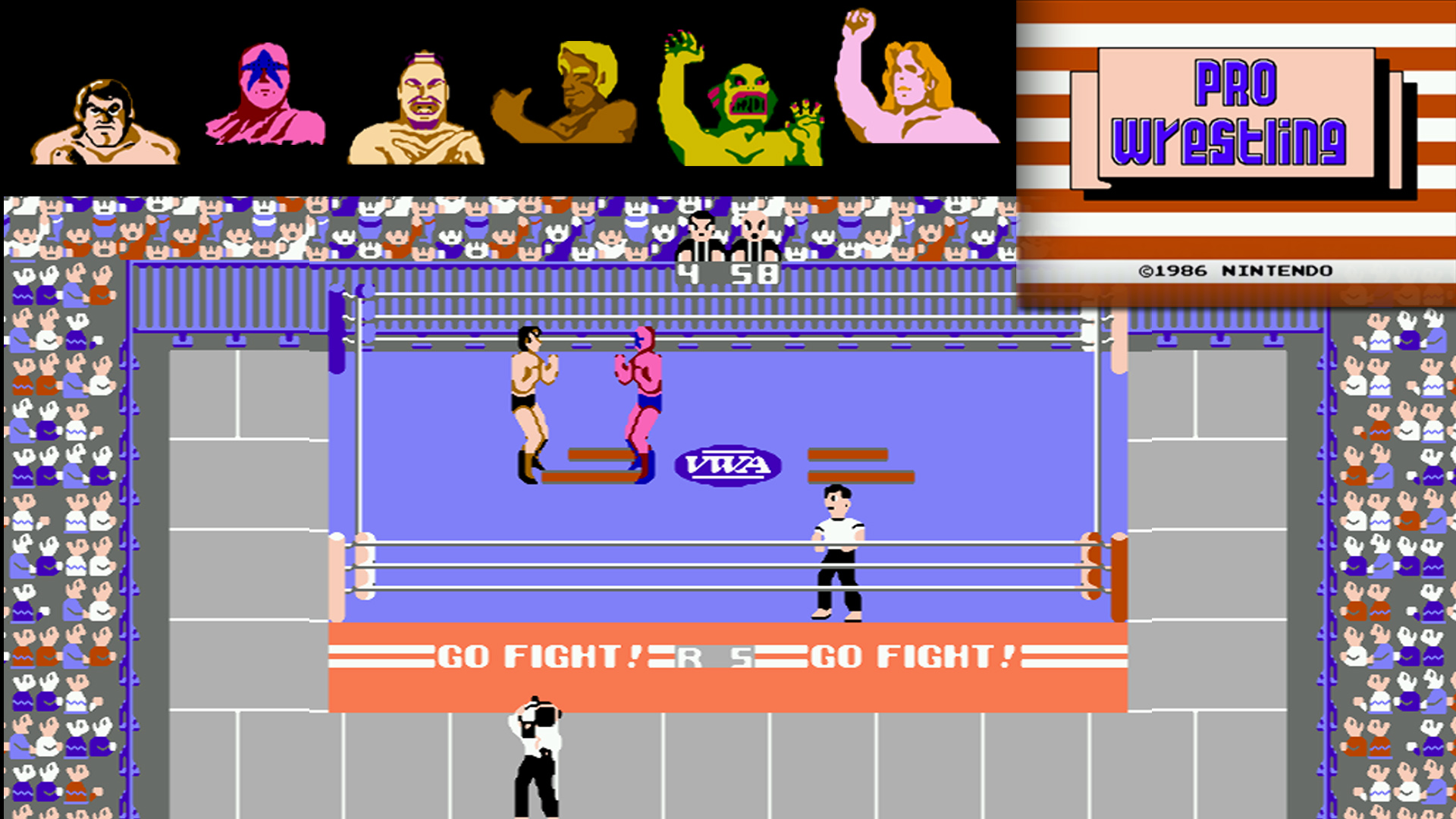 Video Game Pro Wrestling HD Wallpaper | Background Image