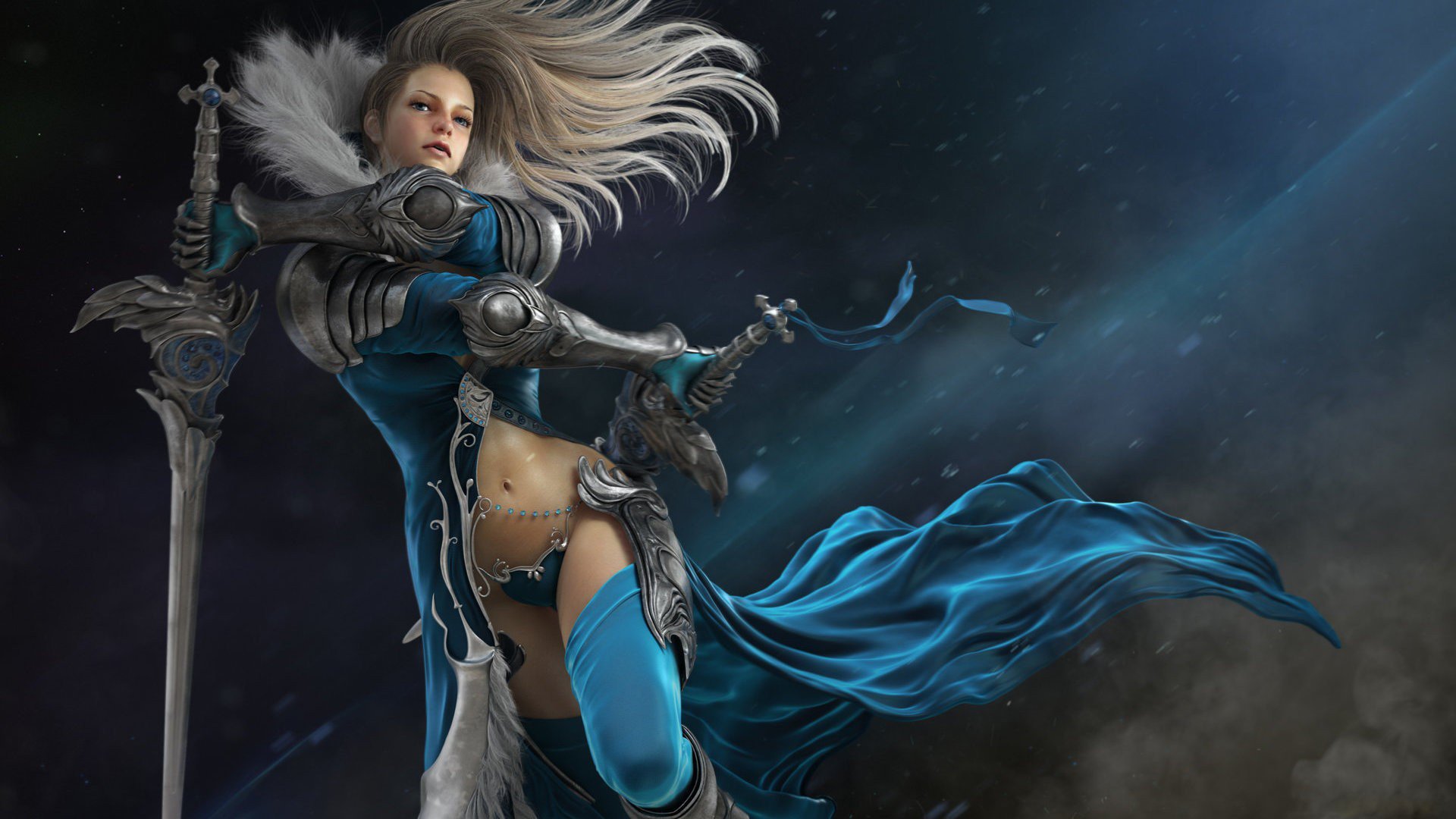 Fantasy Women Warrior HD Wallpaper