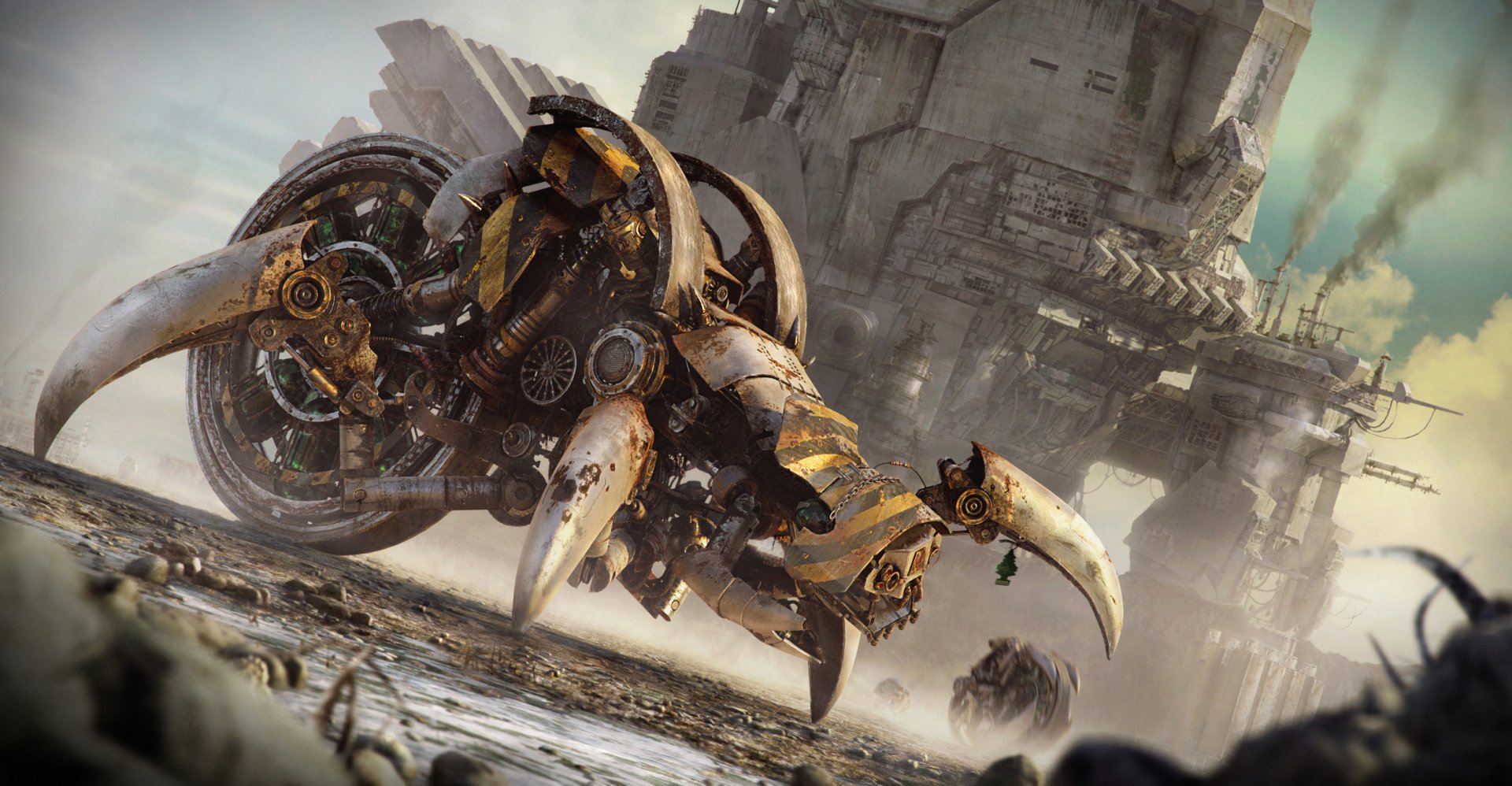 Download Sci Fi Robot HD Wallpaper by Tamas Gyerman