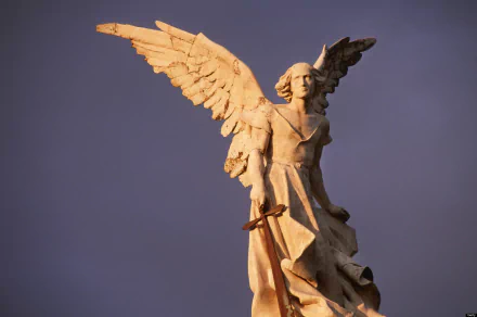 man made angel statue HD Desktop Wallpaper | Background Image