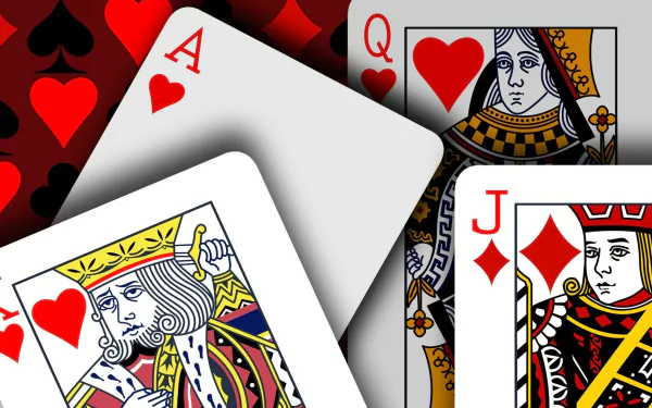 man made card ace of hearts HD Desktop Wallpaper | Background Image