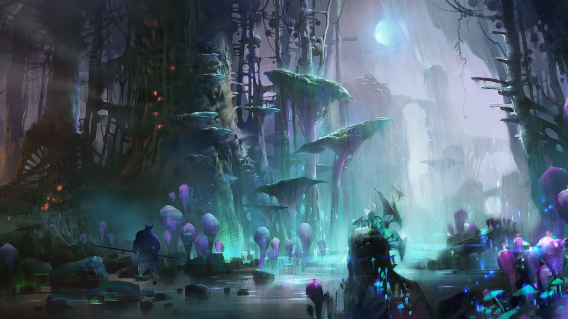 Download Fantasy Landscape Fantasy Landscape HD Wallpaper by Ivan Laliashvili