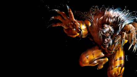 Comic Sabretooth (X-Men) HD Desktop Wallpaper | Background Image