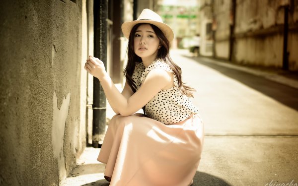 Mujeres Chén Sīyǐng Modelos Taiwán Modelo Asiática Taiwanese Skirt Hat Sunlight Fondo de pantalla HD | Fondo de Escritorio