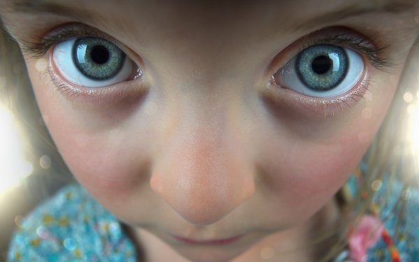 Photography Child Blue Eyes Close-Up HD Wallpaper | Background Image