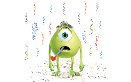 Mike Wazowski movie Monsters University HD Desktop Wallpaper | Background Image