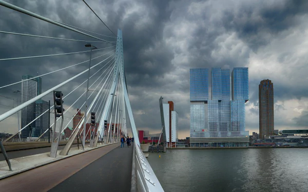 man made Rotterdam HD Desktop Wallpaper | Background Image