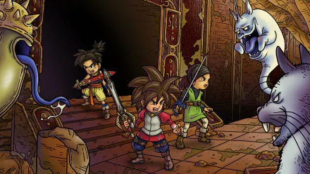 video game Blue Dragon: Awakened Shadow HD Desktop Wallpaper | Background Image