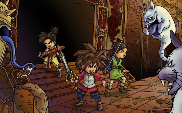 video game Blue Dragon: Awakened Shadow HD Desktop Wallpaper | Background Image