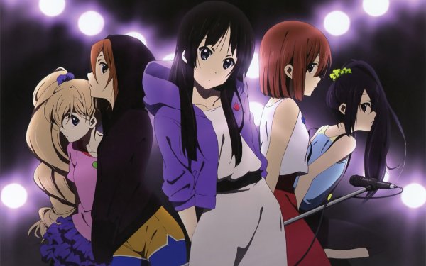 Anime K-ON! Azusa Nakano Mio Akiyama Yui Hirasawa Ritsu Tainaka Tsumugi Kotobuki HD Wallpaper | Background Image