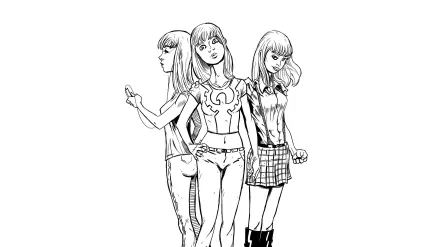 Comic Stepford Cuckoos HD Desktop Wallpaper | Background Image