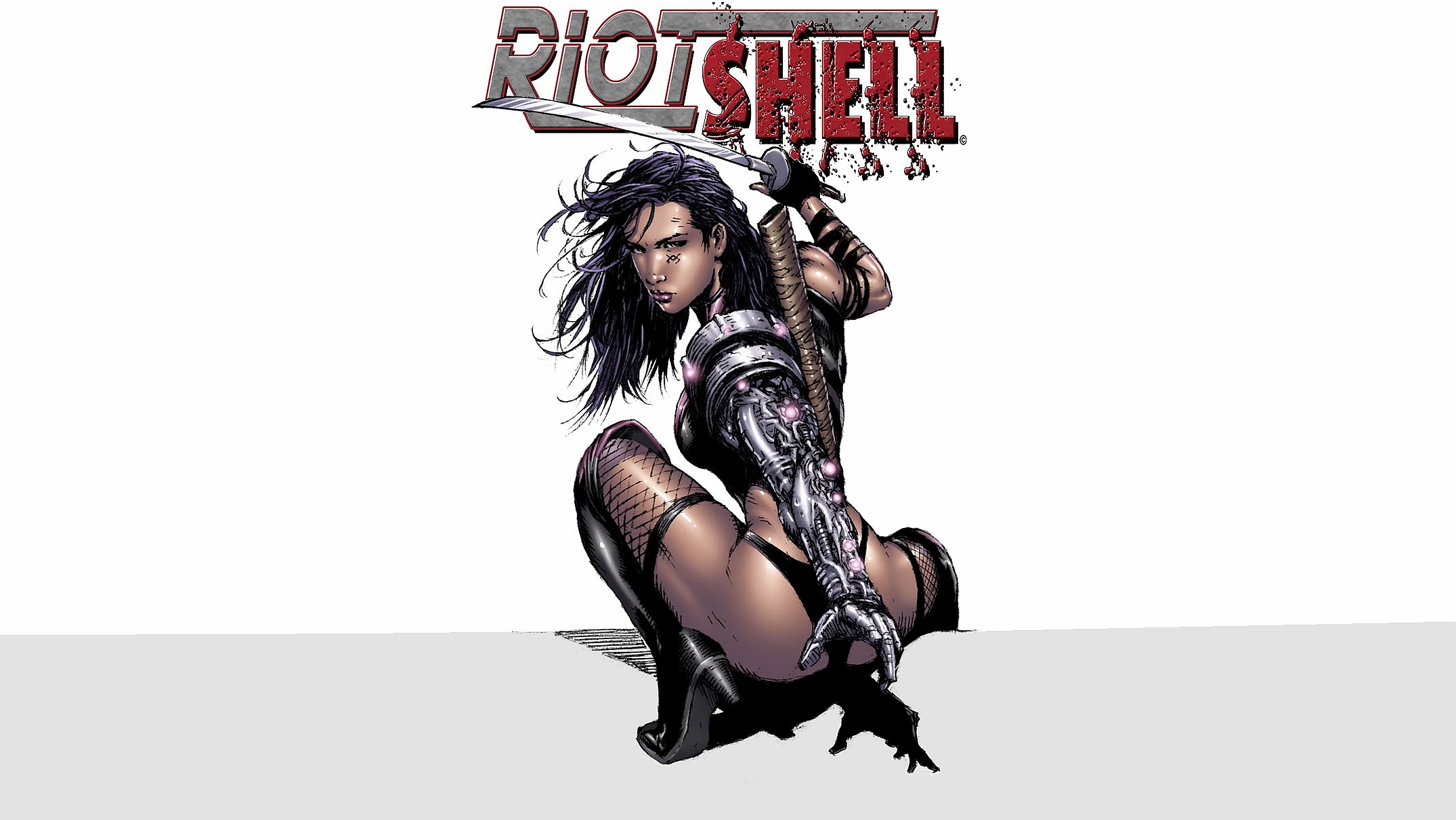 Comics Riot Shell HD Wallpaper