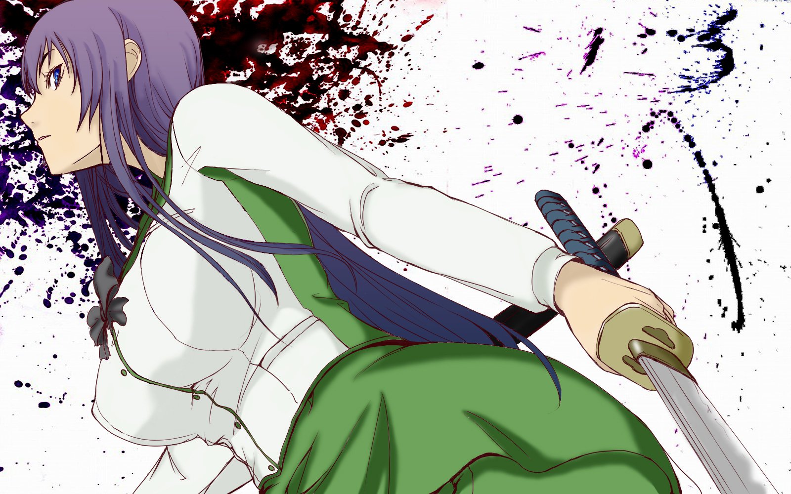 Saeko Busujima Wallpaper and Background Image | 1600x1000