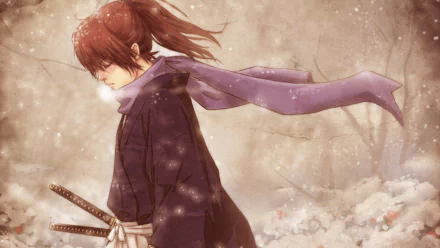 Kenshin Himura Anime Rurouni Kenshin HD Desktop Wallpaper | Background Image