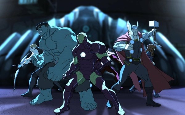 TV Show Marvel's Avengers Assemble The Avengers Thor Hulk Iron Man Avengers Hawkeye Clint Barton HD Wallpaper | Background Image