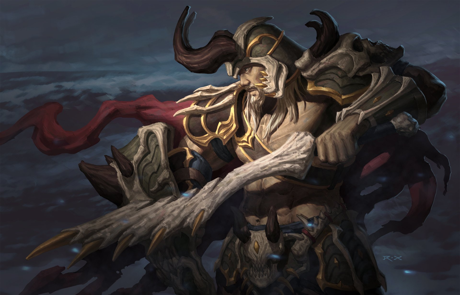 Download Barbarian (Diablo III) Video Game Diablo III HD Wallpaper by rex00k