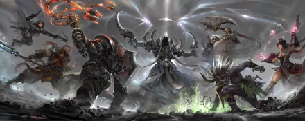 Barbarian (Diablo III) Witch Doctor (Diablo III) Monk (Diablo III) Crusader (Diablo III) Demon Hunter (Diablo III) Wizard (Diablo III) Malthael (Diablo III) video game Diablo III: Reaper Of Souls HD Desktop Wallpaper | Background Image