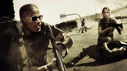 Jennifer Garner Jamie Foxx movie the kingdom HD Desktop Wallpaper | Background Image