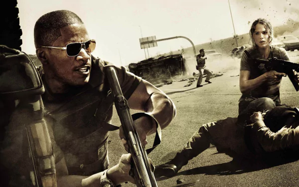 Jennifer Garner Jamie Foxx movie the kingdom HD Desktop Wallpaper | Background Image