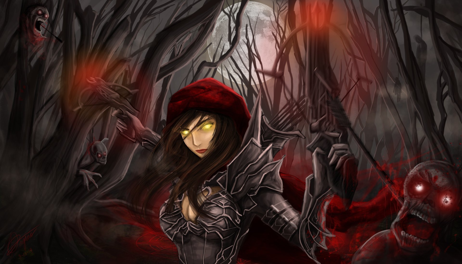 Download Demon Hunter (Diablo III) Video Game Diablo III HD Wallpaper by Francesca Maria Carla Pagano