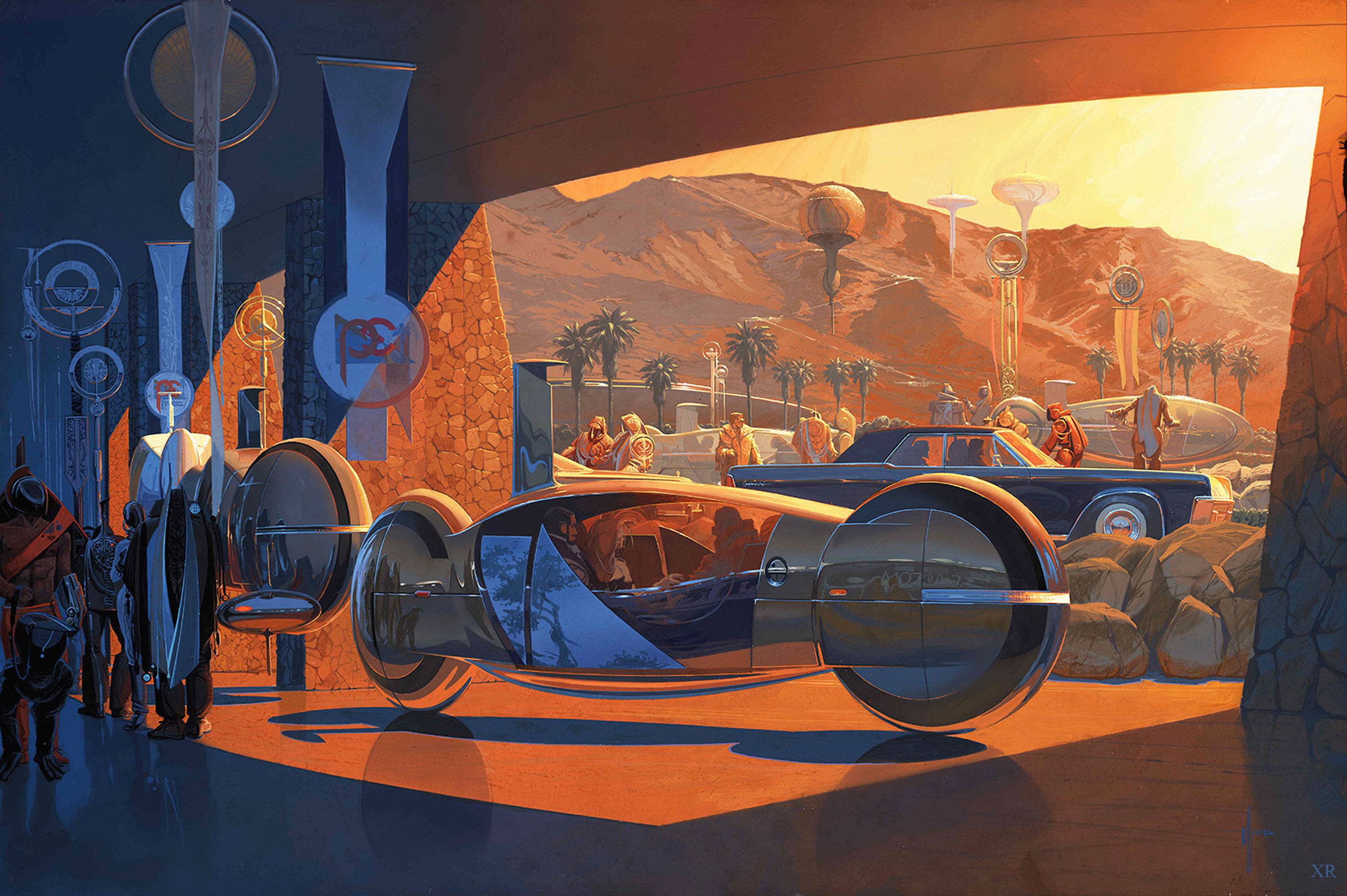 Download Sci Fi Vehicle HD Wallpaper by OBLAGON