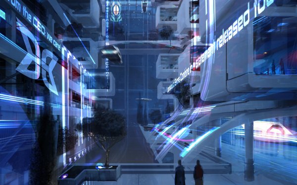 Sci Fi City HD Wallpaper | Background Image