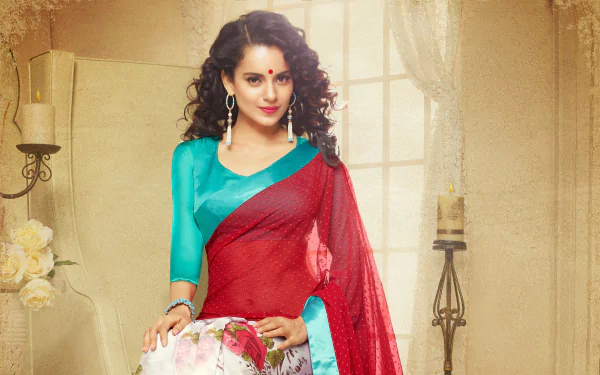 Celebrity Kangana Ranaut HD Desktop Wallpaper | Background Image
