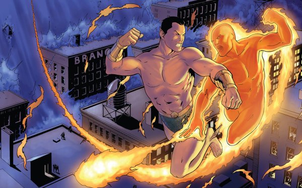 Comics Fantastic Four Human Torch Marvel Comics Namor the Sub-Mariner Johnny Storm HD Wallpaper | Background Image