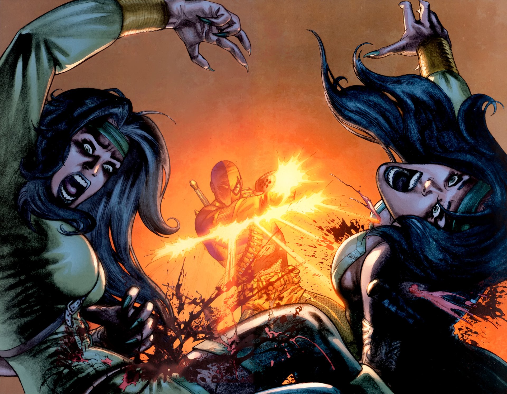 Download Comic Deathstroke HD Wallpaper