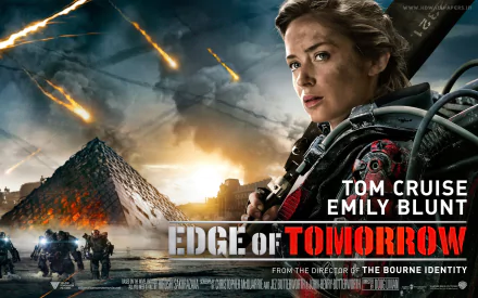 Emily Blunt movie Edge Of Tomorrow HD Desktop Wallpaper | Background Image