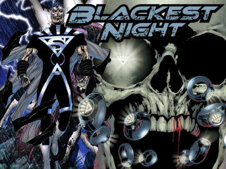 Superman Comic Blackest Night HD Desktop Wallpaper | Background Image
