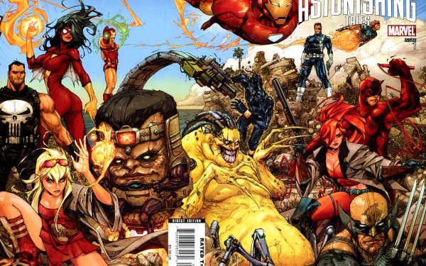 Bande-dessinées Astonishing Tales Punisher Spider-Woman Iron Man Daredevil Wolverine Modok Black Panther Elsa Bloodstone Nick Fury Jessica Drew Cannonball Fond d'écran HD | Image