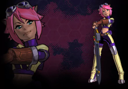 video game Blade Kitten HD Desktop Wallpaper | Background Image