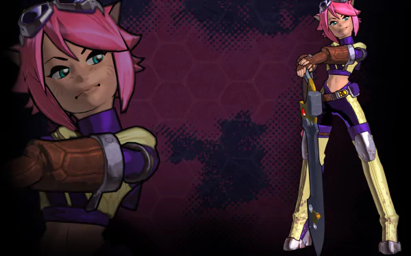 video game Blade Kitten HD Desktop Wallpaper | Background Image