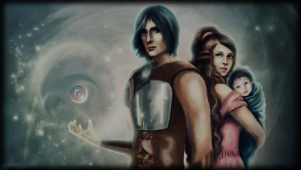 video game Cast of the Seven Godsends HD Desktop Wallpaper | Background Image