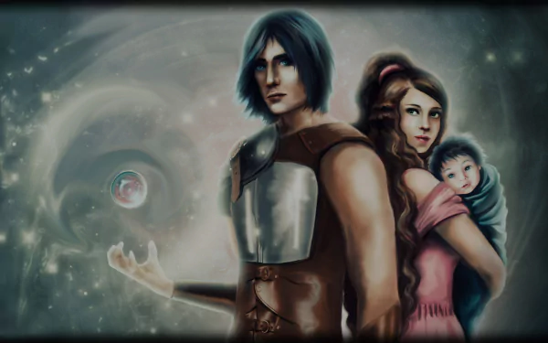 video game Cast of the Seven Godsends HD Desktop Wallpaper | Background Image