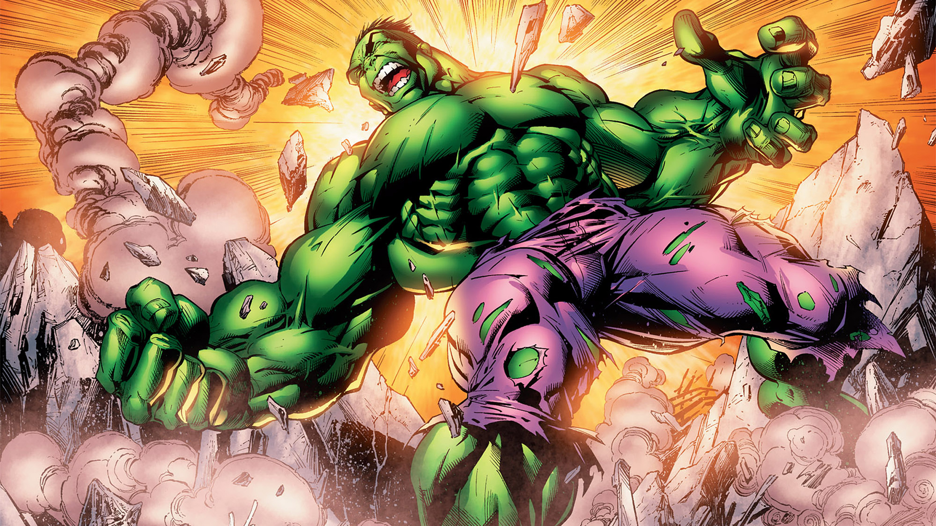 Download Comic Hulk HD Wallpaper