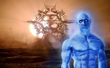 Comic Doctor Manhattan HD Desktop Wallpaper | Background Image