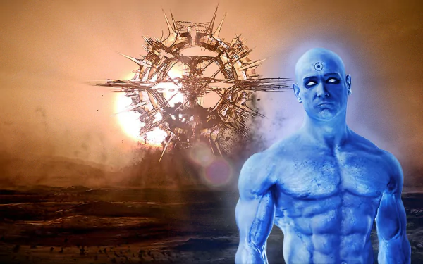 Comic Doctor Manhattan HD Desktop Wallpaper | Background Image