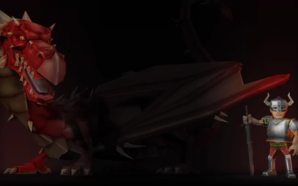 video game Fight The Dragon HD Desktop Wallpaper | Background Image
