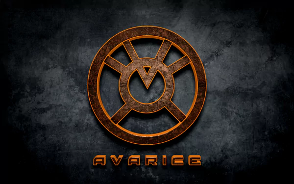 Comic orange lantern corps HD Desktop Wallpaper | Background Image