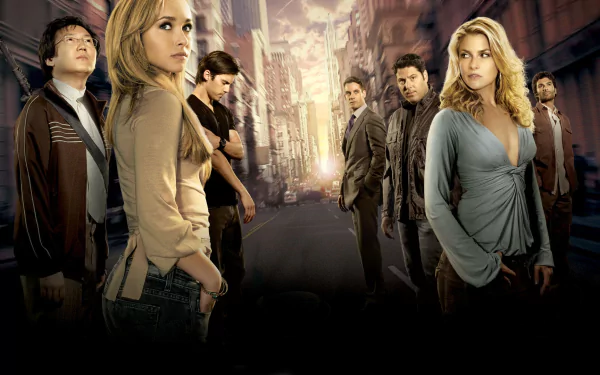 Ali Larter Milo Ventimiglia Masi Oka Hayden Panettiere TV Show Heroes HD Desktop Wallpaper | Background Image