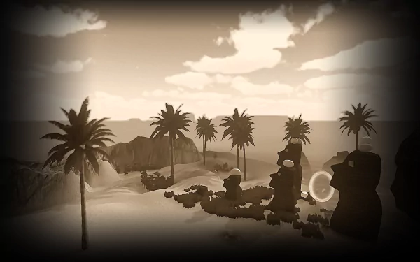 video game Ostrich Island HD Desktop Wallpaper | Background Image