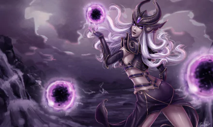 Syndra (League Of Legends) video game League Of Legends HD Desktop Wallpaper | Background Image