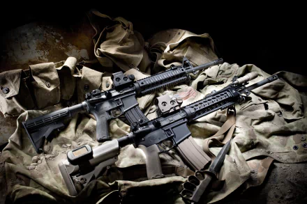 man made rifle HD Desktop Wallpaper | Background Image