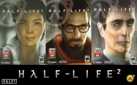 G-Man (Half-Life) Gordon Freeman Alyx Vance video game Half-Life 2 HD Desktop Wallpaper | Background Image